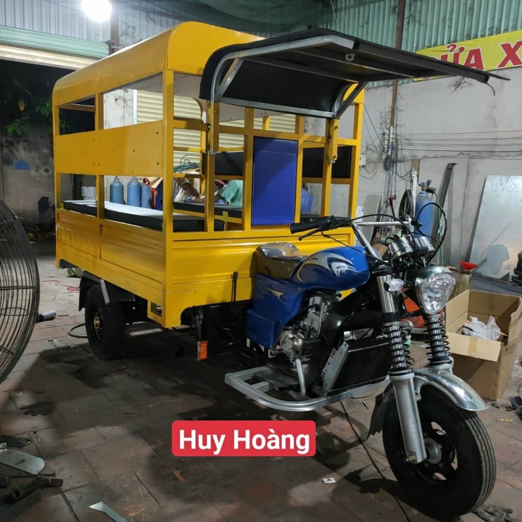 ảnh Xe Ba Bánh Chở Học Sinh