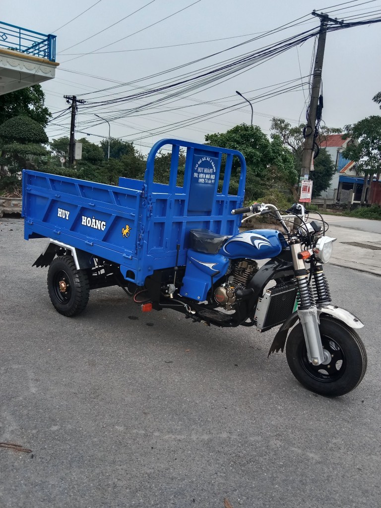 Xe Ba Gác Chở Hàng Huy Hoàng Máy Xăng Không Ben