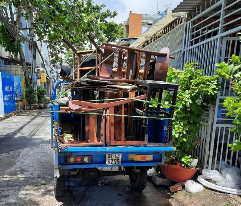Vận Chuyển đồ đạc Nội Thất Bằng Xe Ba Gác